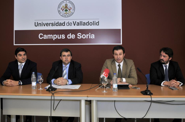 Un momento de la presentación, ayer, de la segunda edición del proyecto del Centro de Alto Rendimiento Educativo ‘la Reserva Pedagógica’.-VALENTÍN GUISANDE