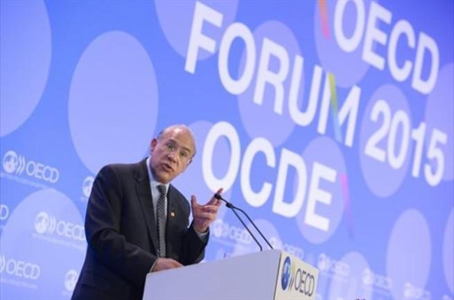 El secretario general de la OCDE, José Ángel Gurría.-AFP / BERTRAND GUAY