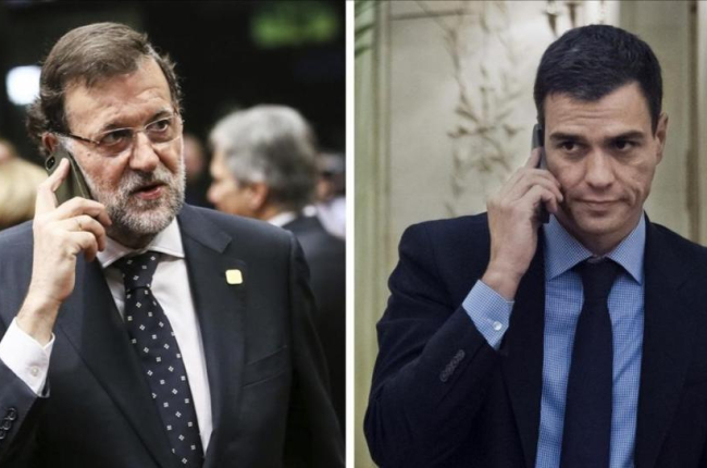 Rajoy mandó un SMS a Sánchez para felicitarle, pero este dice que no lo vio.-