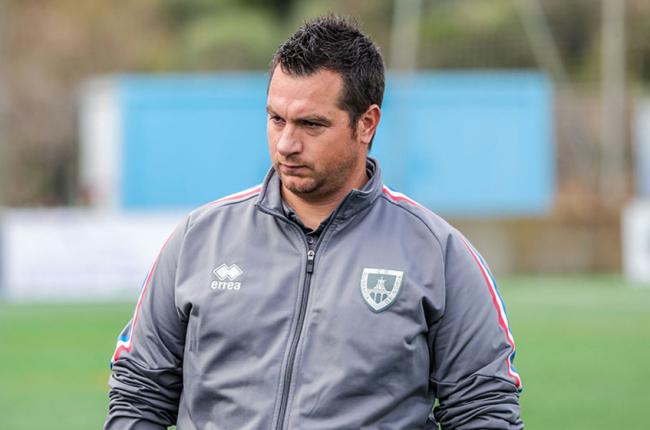 El entrenador del Numancia Diego Martínez. HDS