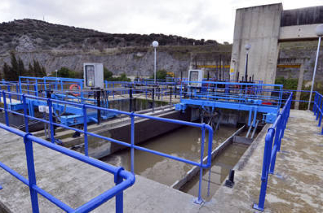 La estación depuradora de aguas de Soria. / HDS