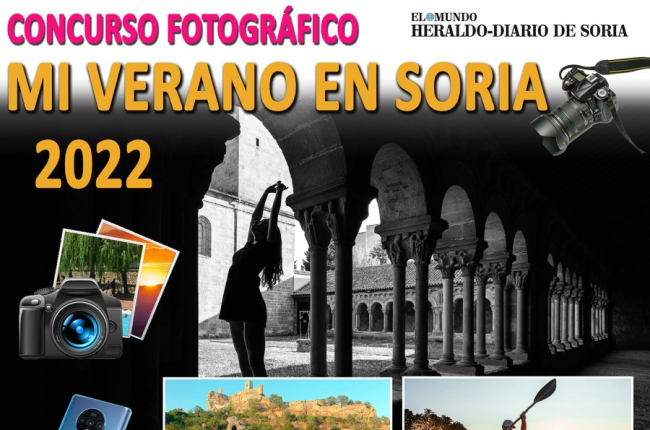 Cartel del concurso fotográfico 'Mi verano en Soria'.