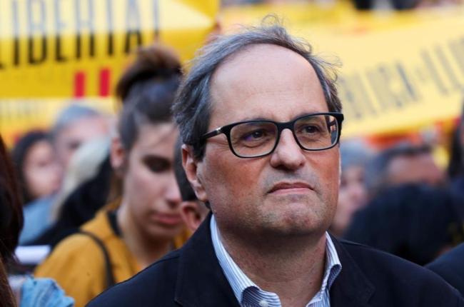 El presidente de la Generalitat, Quim Torra.-EFE