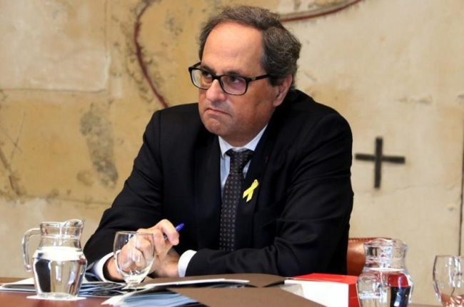 El president de la Generalitat, Quim Torra.-JORDI BATALLER