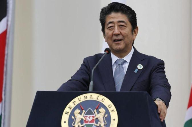 Shinzo Abe, primer ministro de Japón.-DAI KUROKAWA