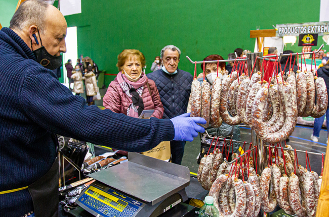 Feria del Chorizo en Covaleda.-MARIO TEJEDOR