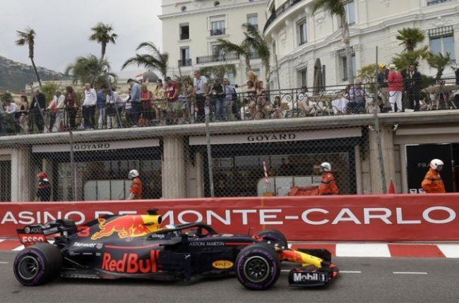 Daniel Ricciardo, en el GP de Mónaco.-CLAUDE PARIS
