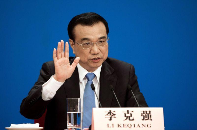El primer ministro chino, Li Keqiang.-NICOLAS ASFOURI / AFP
