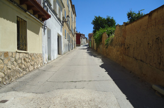 Calle Huertos en Almazán.-HDS