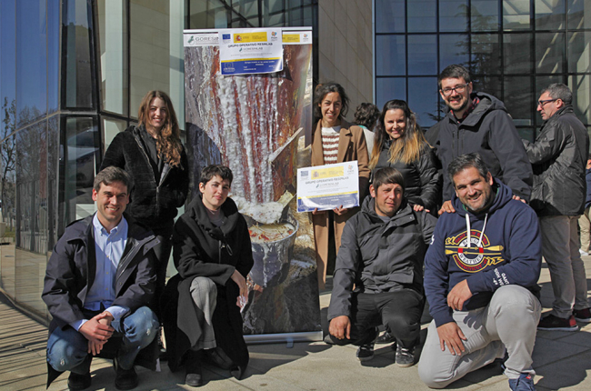 Miembros del equipo investigador que ha formado parte del proyecto resinero Goresinlab. E.M.