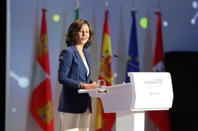 Ana Patricia Botín, presidenta del Banco Santander, en Madrid.-JMGARCÍA