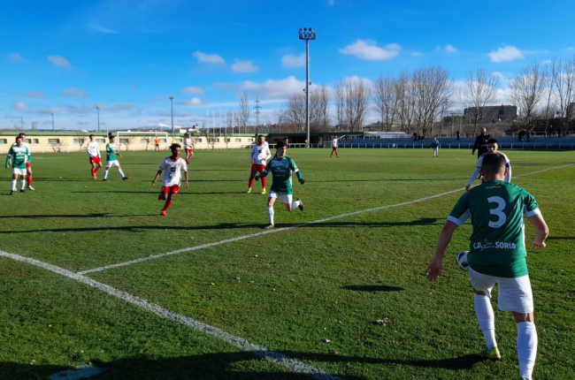 Imagen del partido jugado esta tarde por el San José en Burgos. Twitter San José