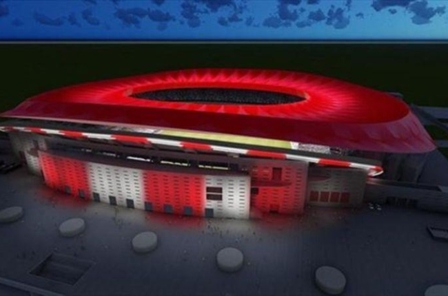 Recreación del Wanda Metropolitano, el próximo estadio del Atlético de Madrid.-