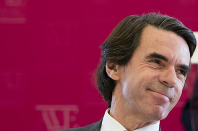 El expresidente del Gobierno José María Aznar.-