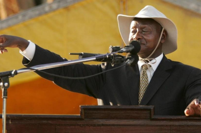 El presidente de Uganda, Yoweri Museveni.-EFE
