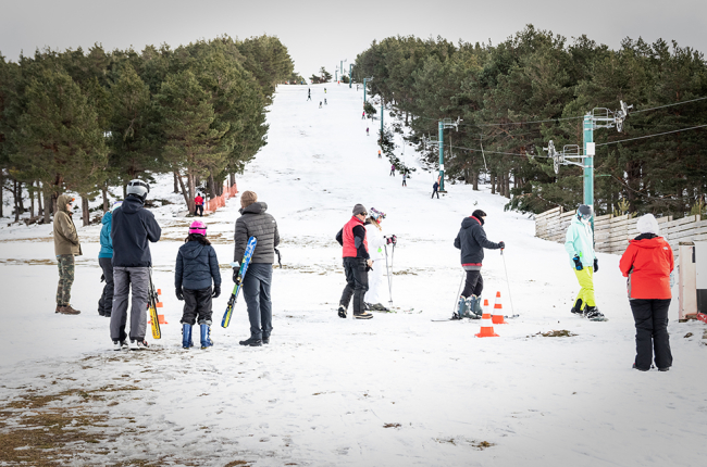 El Punto de Nieve de Santa Inés de Soria esta temporada - GONZALO MONTESEGURO