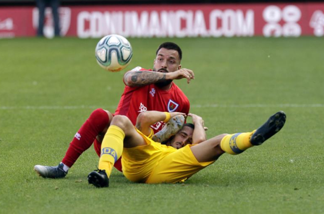 El Numancia de Luis Carrión comenzaba el presente curso con una derrota por 0-1 ante el Alcorcón.-Luis Ángel Tejedor