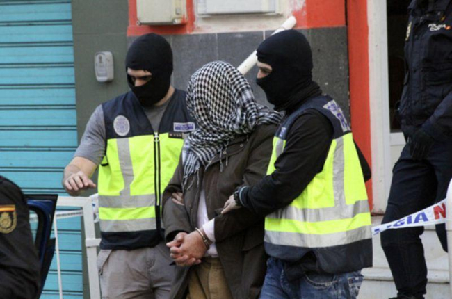 Operación antiterrorista en Ceuta el pasado febrero.-EFE / ARCHIVO