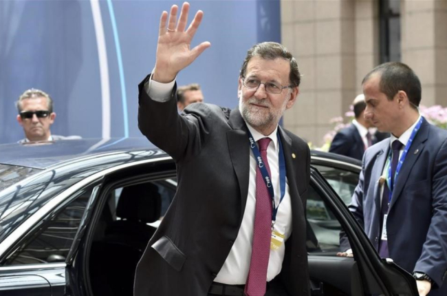 Mariano Rajoy, este martes, a su llegada a la cumbre de Bruselas.-REUTERS / ERIC VIDAL
