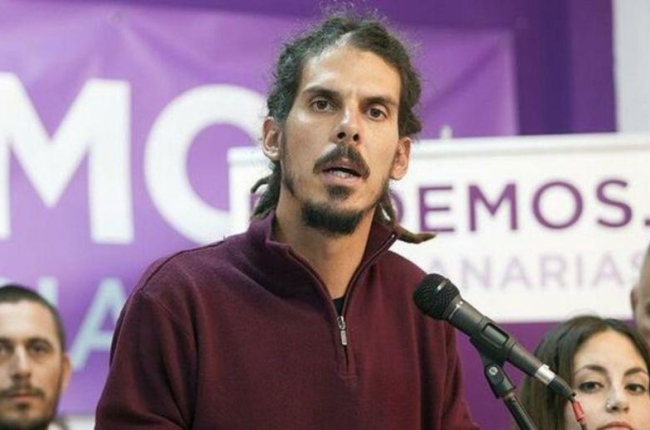 Alberto Rodríguez, el sustituto de Pablo Echenique en la Secretaría de Organización de Podemos.-EFE