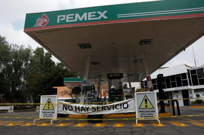Gasolinera de Ciudad de México.-REUTERS HENRY ROMERO