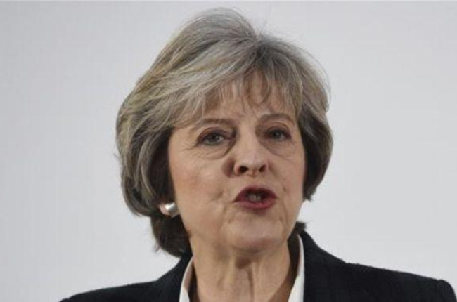 La primera ministra británica, Theresa May.-EFE / FACUNDO ARRIZABALAGA