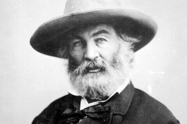 El poeta norteamericano Walt Whitman.-