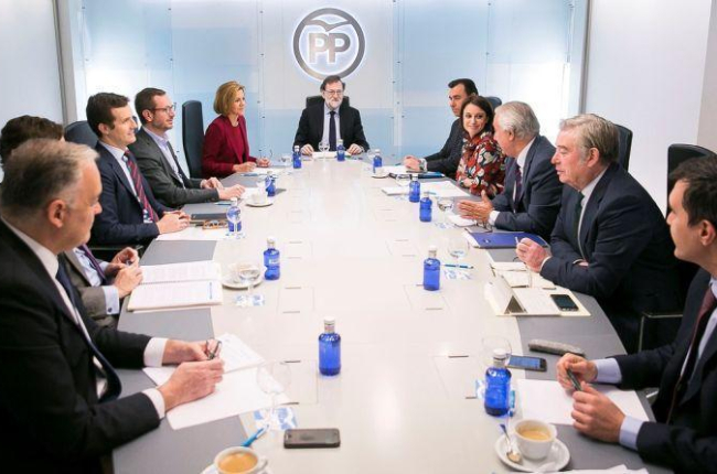 Rajoy preside una reunión del comité de dirección del PP.-TAREK MOHAMED