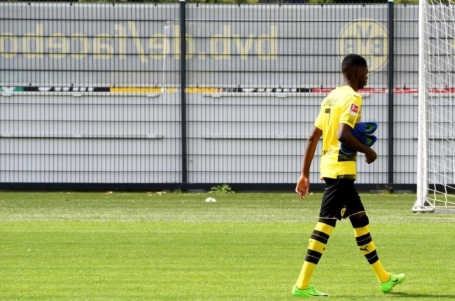 Ousmane Dembélé, en Dortmund-PATRIK STOLLARZ (AFP)