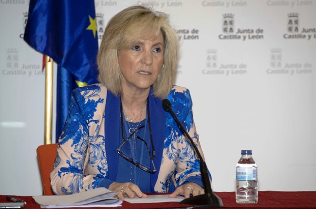 Verónica Casado, durante su intervención. ICAL