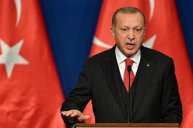 El presidente turco, Recp Tayyip Erdogan, durante una comparecencia el pasado 7 de noviembre. /-AFP