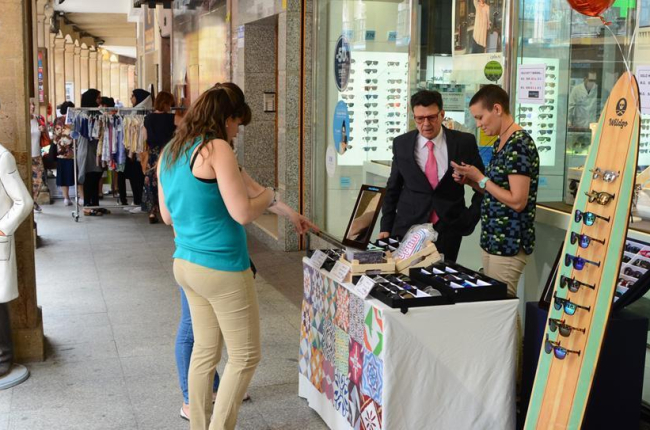 Establecimientos sorianos participantes en la anterior edición de la Feria del Stock.-MARIO TEJEDOR