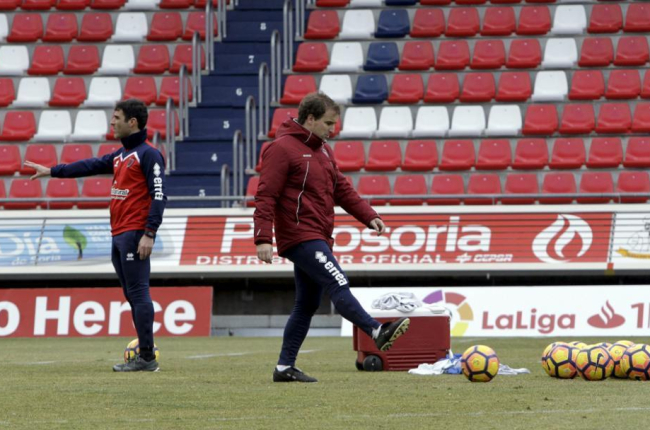 Jagoba Arrasate da mucha importancia los puntos de mañana en el partido ante el Rayo Vallecano.-Luis Ángel Tejedor