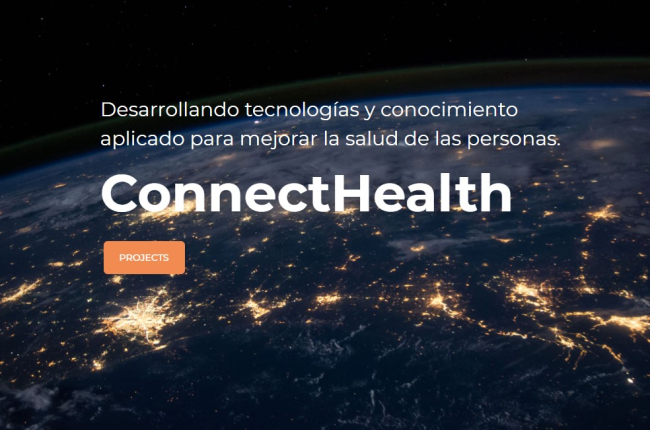 Página de inicio de Connect Health. HDS