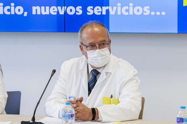 Enrique Delgado, gerente de Asistencia Sanitaria de Soria. MARIO TEJEDOR