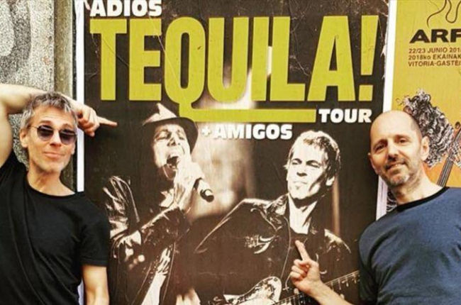 Ariel Roth yAlejo Estivel, excomponentes del histórico grupo musical Tequila.-EL PERIÓDICO