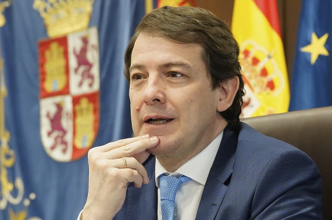 El presidente de la Junta de Castilla y León, Alfonso Fernández Mañueco. - J. M. LOSTAU