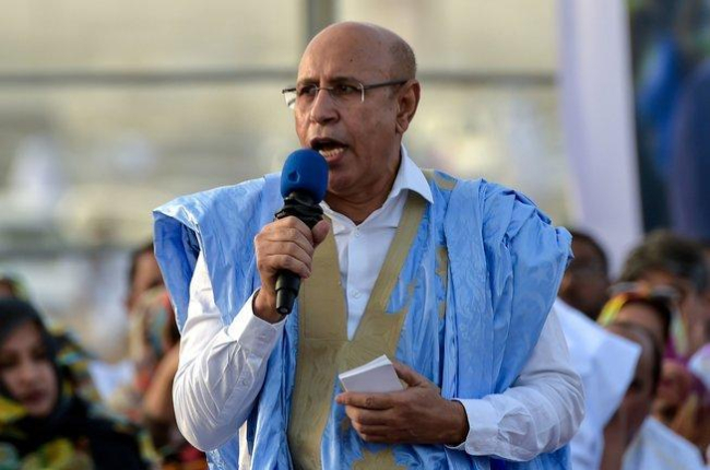 Mohamed Ould Ghazouani gana las elecciones presidenciales de Mauritania.-AFP