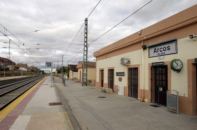 Imagen de archivo de la estación de Arcos de Jalón.-HDS