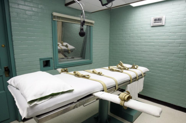 Sala de ejecución de la prisión de Huntsville, en Texas, en una foto del 2008.-AP