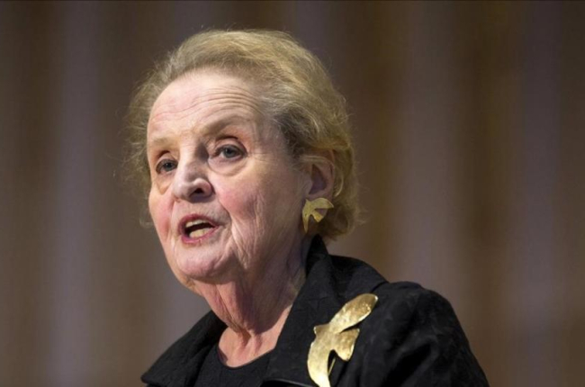 Madeleine Albright.-AFP