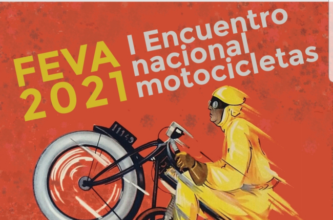 Cartel del Encuentro Nacional de Motocicletas que albergará El Burgo de Osma. HDS