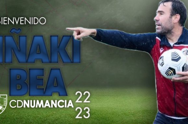 Iñaki Bea será el entrenador del Numancia hasta final de temporada.