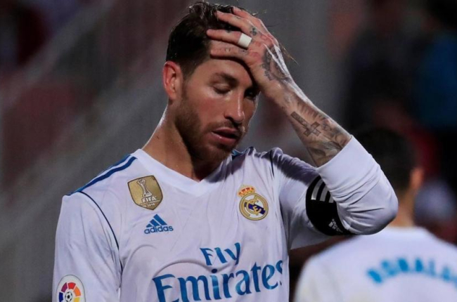 Ramos, durante el partido con el Madrid ante el Girona.-/ REUTERS / JUAN MEDINA