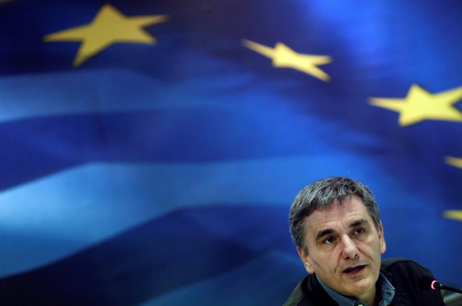 El ministro de Finanzas griego, Euclid Tsakalotos.-REUTERS