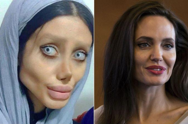 El sueño de Sahar Tabar es ser Angelina Jolie.-EL PERIÓDICO