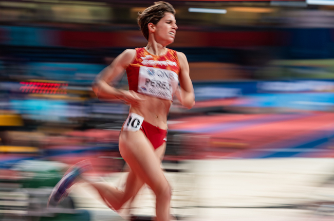 Marta Pérez, en una carrera de 1.500. Sportmedia