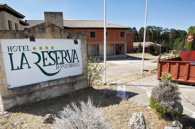 Aspecto actual del hotel La Reserva en San Leonardo - Mario Tejedor