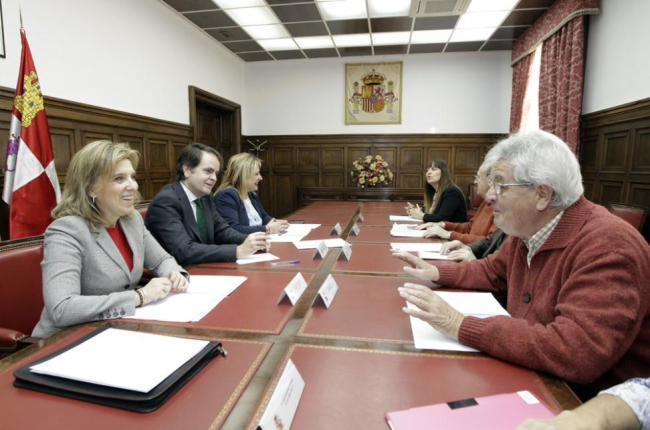 Reunión del secretario de Estado para las Administraciones Territoriales y Soria Ya-Luis Ángel Tejedor
