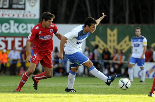 En el partido de ida el filial se impuso por 1-3 en La Arboleda.-DIEGO MAYOR